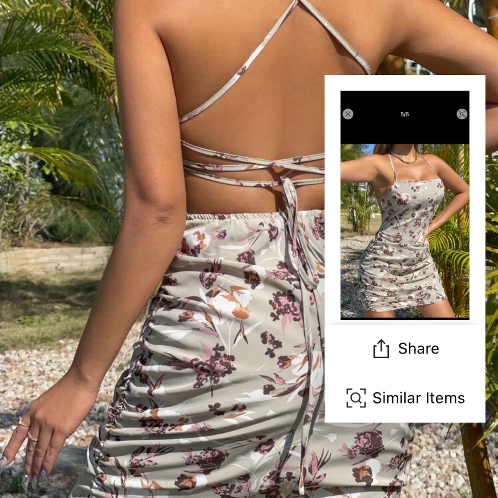 FLORAL DRESS - Picture 6 of 6